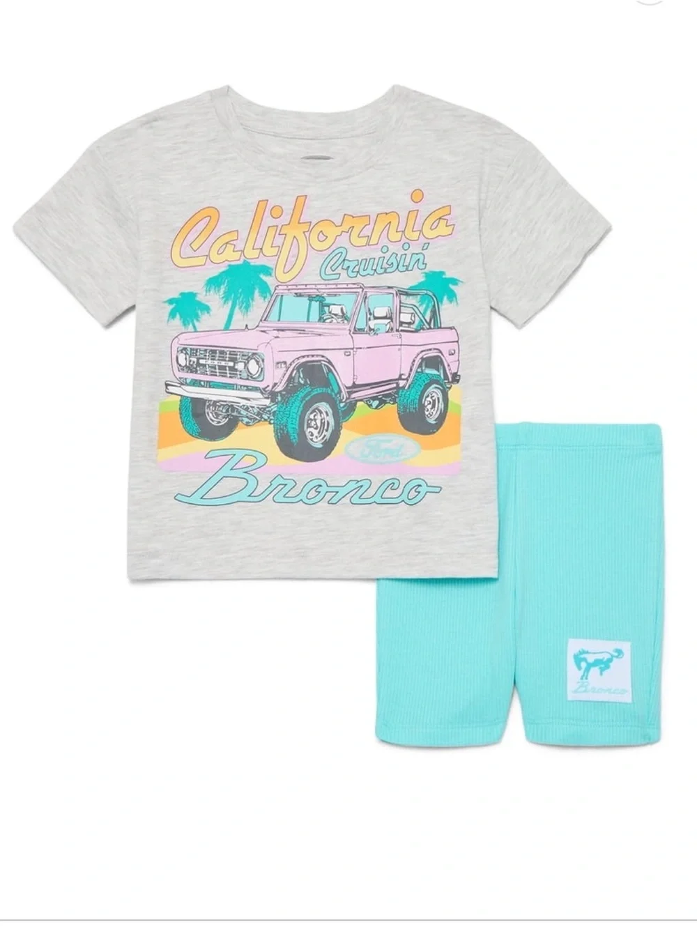 Ford Girls 2T Bronco Shorts Set